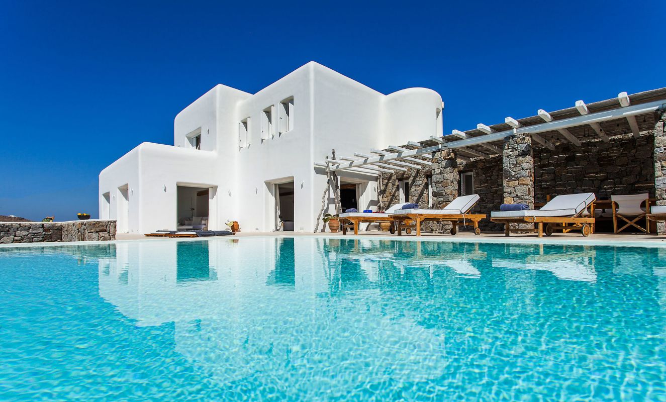 pool luxury villas mykonos