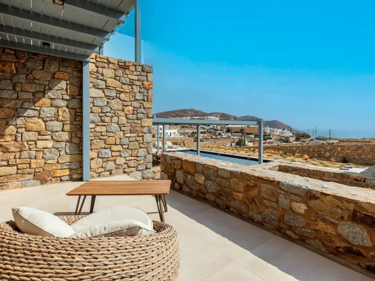 elai sun villa mykonos views