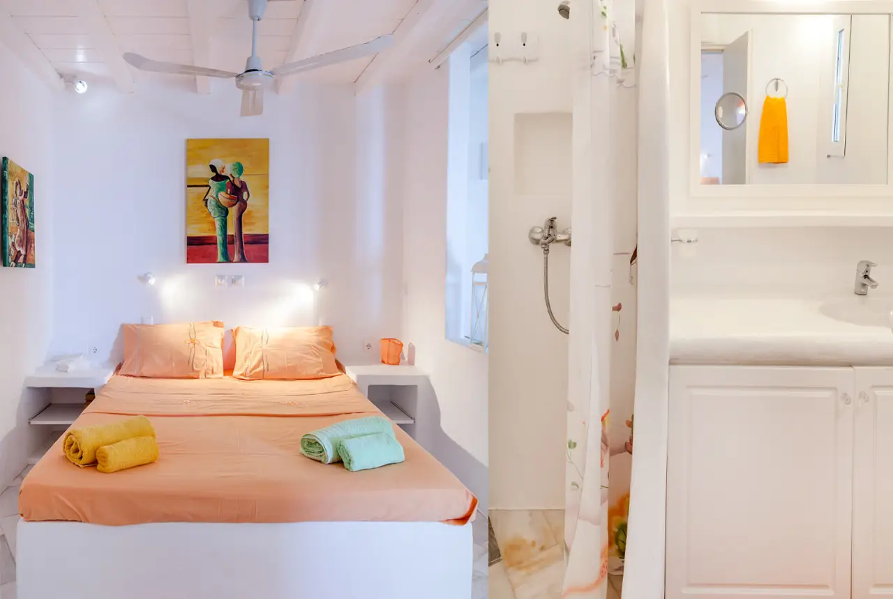 sunset complex mykonos bedrooms