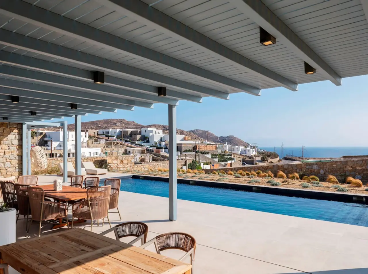 elai sun villa mykonos pool